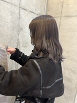 ルート(root)&nbsp;ブリーチなし/ブリーチなしダブルカラー/透明感/くすみカラー