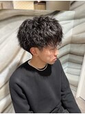 無造作ツイストスパイラルパーマ