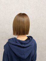 フランチェスカドットボブ(francesca.bob)&nbsp;切りっぱなしボブ×オレンジブラウン