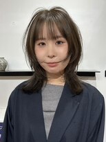 ユーリカ(Eurica)&nbsp;オリーブブラウンカラー/透明感カラー/レイヤーカット/顔まわり