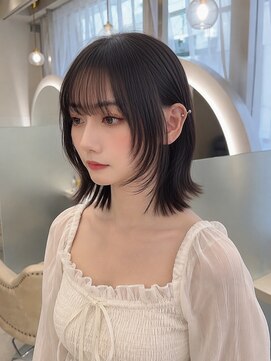 ネモネ バイ ミリー 梅田茶屋町(nemone by milly) 【梅田茶屋町】レイヤーボブ×グレージュカラー