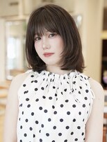 ビュートリアム 福岡(BEAUTRIUM)&nbsp;ふんわりミディアムレイヤー×ダメージケアグレージュカラー