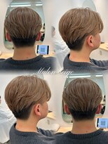 ソソ(soso.)&nbsp;MEN’S HAIR/マロンベージュ/刈り上げツーブロ/木更津
