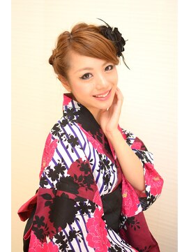 オーブ ヘアー シュマン 川口店(AUBE HAIR chemin by EEM) ☆★☆編み込みサイドアップ浴衣ヘアー☆★☆
