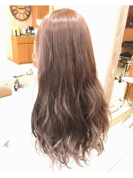 ネオリーブ コパン 鶴見店(Neolive copain) ラベンダーアッシュ×ハイライト   neolivecopain