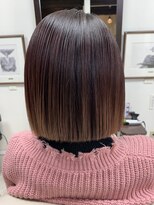 コレットヘア(Colette hair) フラットラインBOB x グラデーションピンク