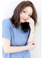 ラフィス ヘアー ピア― 高知店(La fith hair peer) 【La fith】くびれセミディ×センターパート