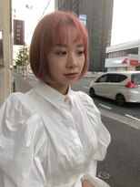 ソアヘアー(Soar hair)&nbsp;【Soar】ピンク×シンプルボブ