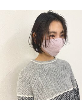 プフ 伏見(puf) ルーズボブ。伏見/丸の内/髪質改善