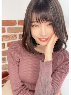 エニー 栄(Any) 韓国風ボブ×シースルーバング・タンバルモリ