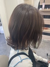 クート(ku-to) 外ハネハイライトで透明感と立体感◎白髪染め&ヘッドスパも◎