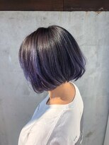 ナゴンスタイル(NAGON STYLE)&nbsp;パープルグラデーション×ミニボブ