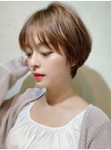 かわいい丸みショート 岩井スタイル