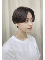 ハピネス 王寺店(Happiness) ショート ハンサムショート 黒髪 アッシュカラー 奈良