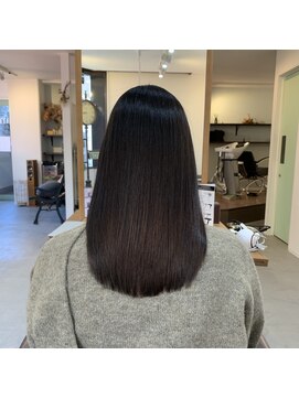 アンクル(ancre) 美髪ケア×セミロング×高濃度髪質改善トリートメント【十日市】