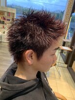 ヴァンカウンシル Kuwana(VAN COUNCIL)&nbsp;スパイキーショート×ダークレッド