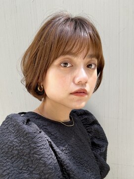 ビュートリアム 広尾(BEAUTRIUM) 20代30代40代 ショートボブ 丸みボブ 大人ヘア 広尾 恵比寿