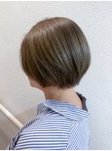 ショートボブ～グレージュ～