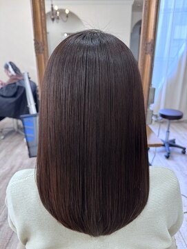 ラボヌールヘアーノーブル 新越谷店(La Bonheur hair noble) 極上髪質改善/美髪ストレート/ミディアムレイヤー