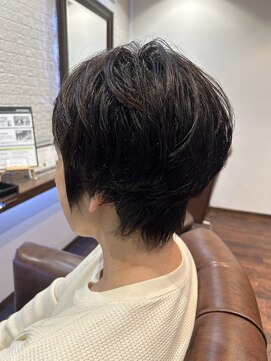 ヘアー サロン アットシュシュ(Hair Salon At'shushu) 小顔補正立体カットでちょい丸みのある大人可愛いショート♪