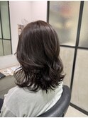 ミディアムレイヤーくびれヘア