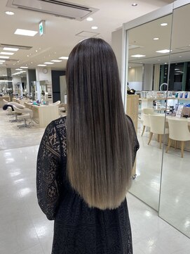 ケンジ 平塚ラスカ店(KENJE) バレイヤージュ/コントラストハイライト/外国人風/湘南/平塚