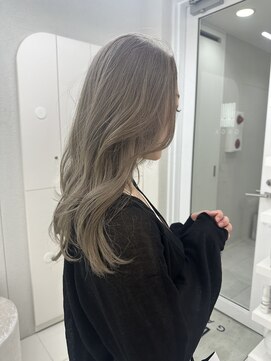 ガガ 心斎橋(GAGA) 韓国/ハイトーンカラー/ワンホンヘア/レイヤーカット/髪質改善