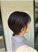 スッキリショートボブ☆簡単スタイリング