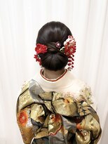 [and.s] 振袖和装ヘア★アップヘアセット 着付け成人式など