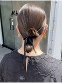 【中井千佳】ちゅるんとシンプルアレンジ♪