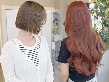 リットバイウェイズ(Lit by WAYS)の写真/色味で周りと差がつくブリーチなしダブルカラー◎透明感×ナチュラル感が沼☆ハイトーンカラーも任せて♪