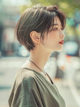 アルトリスト(Altruist Aging×HAIR&SPA) ☆オリーブグレーココアベージュ小顔クラゲヘアー/黒髪/髪質改善