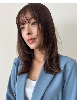 コート 表参道(Cote) 大人レイヤーくびれヘアフェイスレイヤーナチュラルブラウン