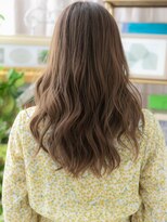 カバーヘア ブリス 志木南口駅前店(COVER HAIR bliss)&nbsp;■ニュアンスカラーセンターパート波巻きカール307志木20代30代