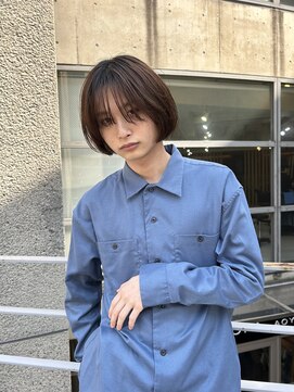 メゾンアクア 表参道(Maison ACQUA) =メンズボブ/スパイキーショート/フェザーパーマ／MEN’S HAIR