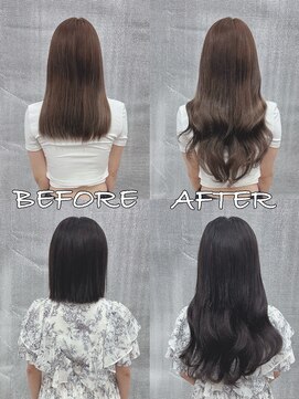 リップ 大阪本店(LIP) 【レミー100%最高級人毛/ロング】シールエクステ80枚