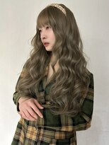 メゾンアクア 表参道(Maison ACQUA) ☆ブリーチなしダブルカラー オリーブ オリーブベージュ ボブ