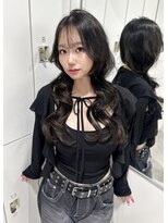 ユーフォリア 渋谷グランデ(Euphoria SHIBUYA GRANDE) くびれヘア 韓国ヘア レイヤーカット 顔周りカット SAYAKA