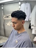 フェザーパーマ/スパイキーショート[榴岡/メンズ/理容室]