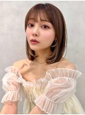 レイヤー/ネビージュ/韓国ヘア/イメチェン/縮毛矯正/中野/