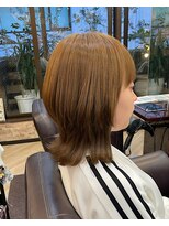 キャラ 池袋本店(CHARA) ウルフにスタイルチェンジ＆AVEDAカラー明るめアッシュ【大村】