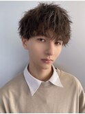 ツイストスパイラルパーマニュアンスパーマツーブロックマッシュ