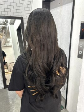 レガーレ(Legare) 【広島韓国ヘア】韓国レイヤーカット×暗めグレーブラック