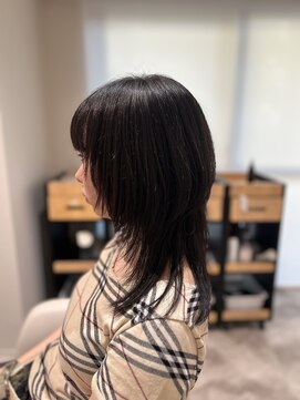 ソイクフ 四条大宮店(SOY-KUFU) 20代30代40代◎似合わせカットハイレイヤーウルフロング