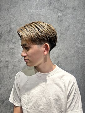 ドゥーエン 緑橋店(DoEN) フェード×七三パートスタイル