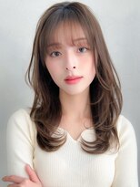 アグノス 青山(Agnos) 小顔レイヤーカットクラゲヘアーココアベージュオリーブグレー