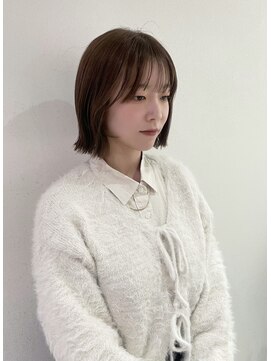 ビアンコ(bianco) olive beige × bob