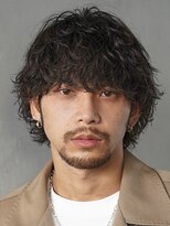 フィフス(fifth)&nbsp;原宿シャドウパーマメンズパーママッシュウルフメンズミディアム