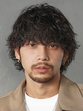 フィフス(fifth) 原宿シャドウパーマメンズパーママッシュウルフメンズミディアム