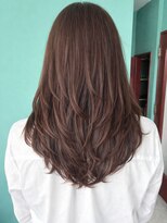 モルト 麻生(molt)&nbsp;海外　韓国風　ハイレイヤーカット　ダークブラウン